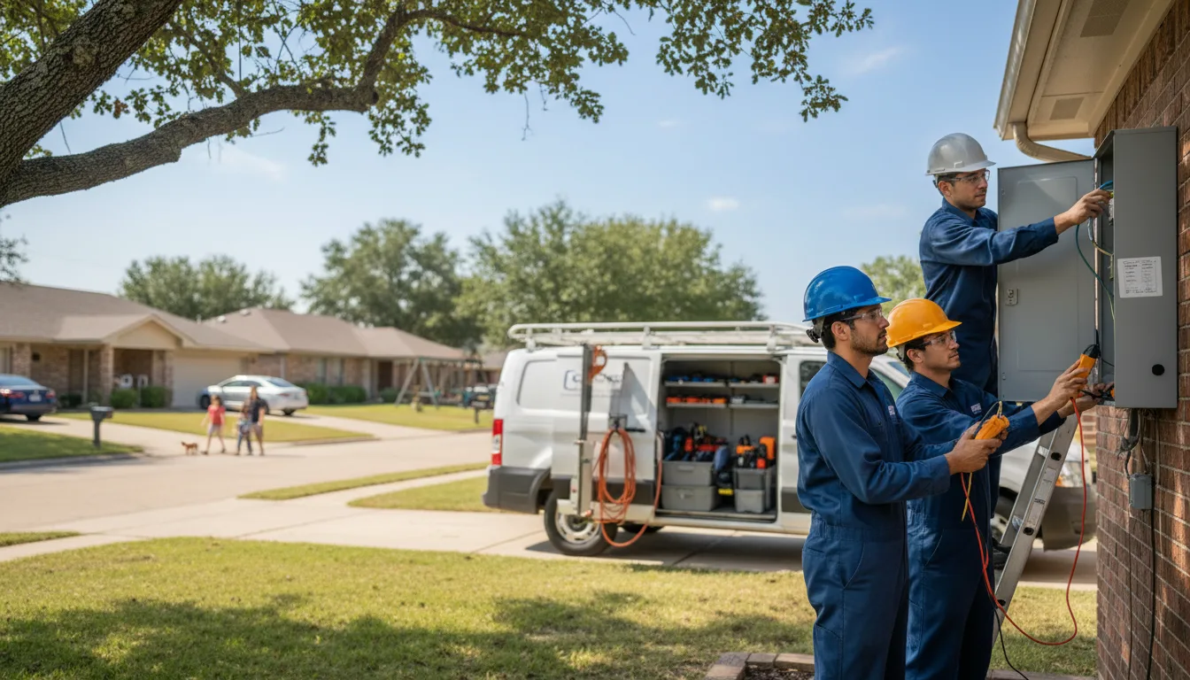 Certified electrician providing emergency electrical services in Brightwaters, NY